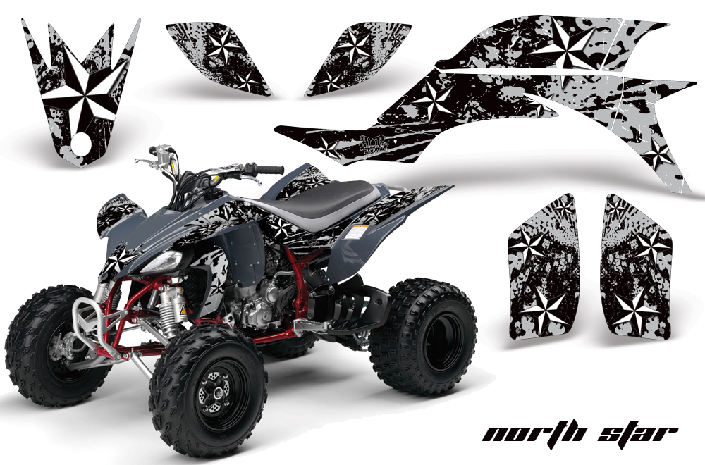 Yamaha YFZ450 04-08 Graphics Northstar Silver